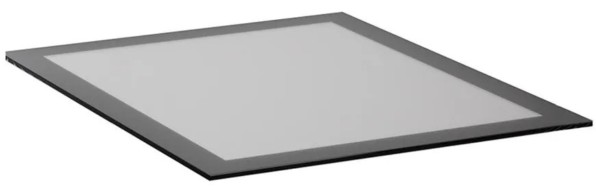 Sklenená Polička Ultra S1D čierna