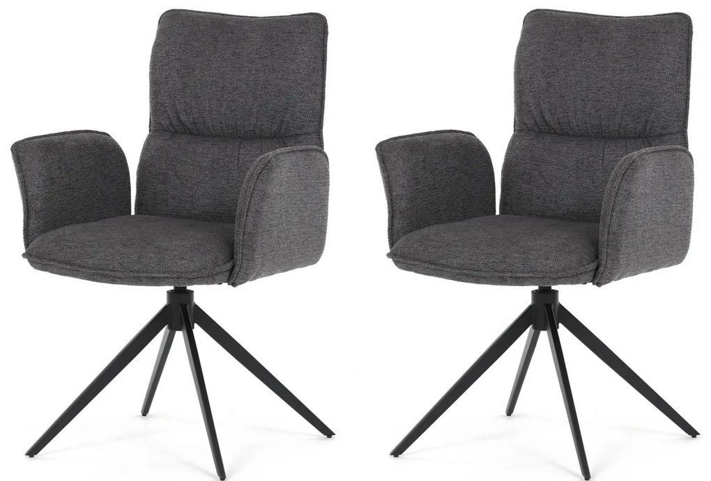 Sada jedálenských stoličiek DCH-D1328 GREY2, 2 ks
