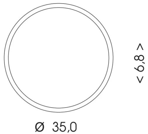 Ecolite WMAT350/HF-25W/CR - LED Stropné svietidlo so senzorom LED/25W/230V čierna