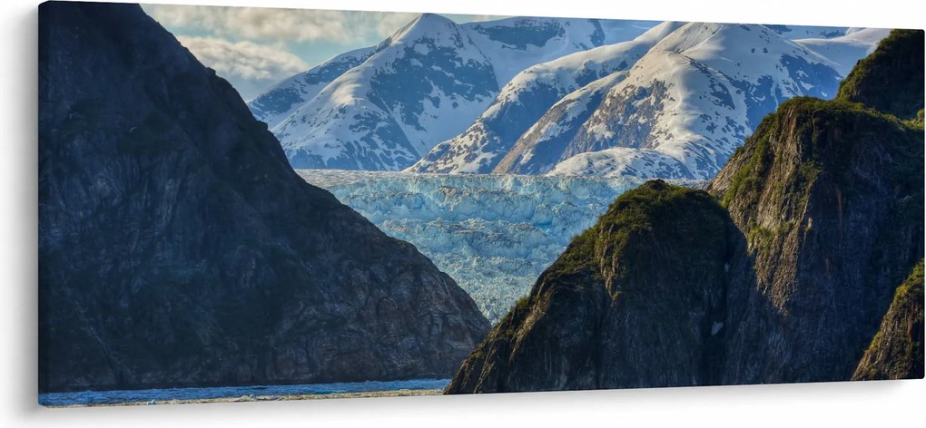 Obraz krajiny s horami (120x50 cm)