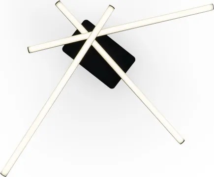 Brilagi - LED stropné svietidlo STRIPES LED/30W/230V čierna