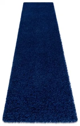 Behúň SOFFI shaggy 5cm tmavo modrá - do kuchyne, predsiene, chodby, haly Veľkosť: 120x170cm