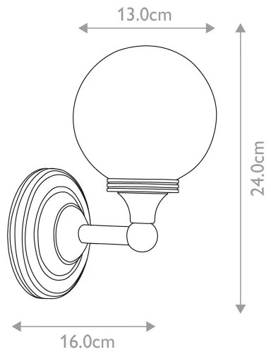 Elstead BATH-AUSTEN4-PC - LED Kúpeľňové svietidlo AUSTEN 1xG9/3W/230V IP44