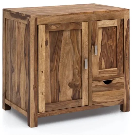 furniture-nabytek.cz - Masívna umývadlová skrinka Lagos z palisandrového dreva, lakovaná, hnedá