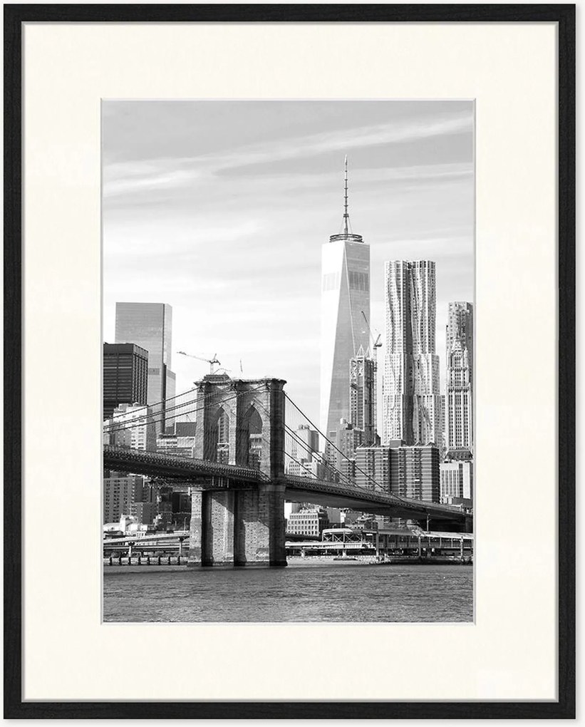 Nástenná dekorácia v ráme Brooklin Bridge
