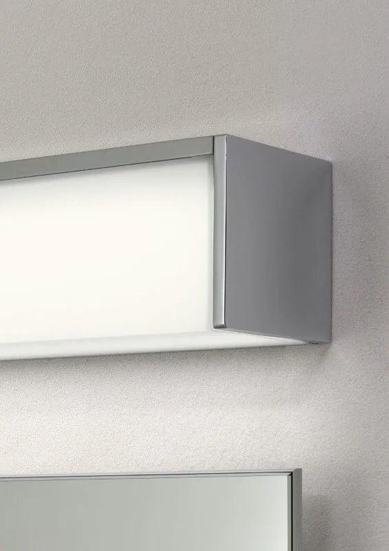 REDO 01-2286 THELA nástenné svietidlo LED 17W/1343lm 3000K IP44 chróm, biela