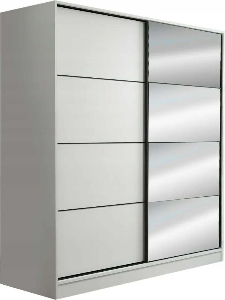 Šatníková skriňa Kalia 3961 (biela)