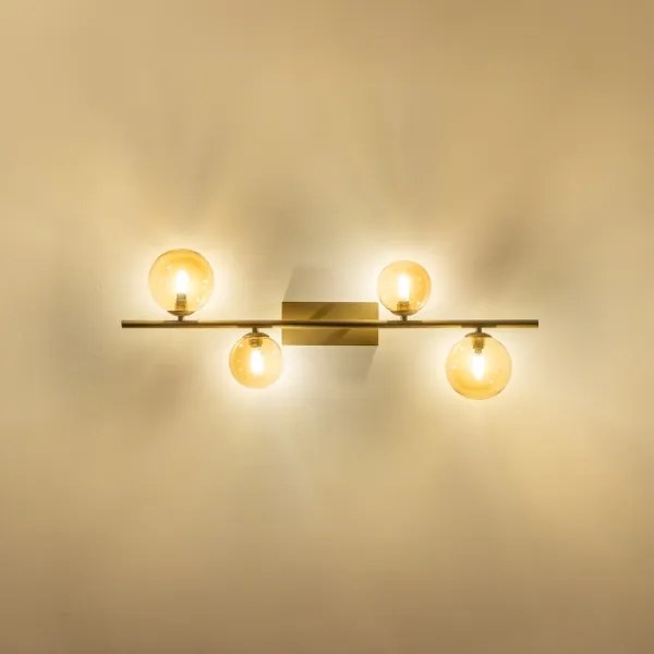 Brilagi - LED Prisadený luster MILLA 4xG9/3W/230V zlatá