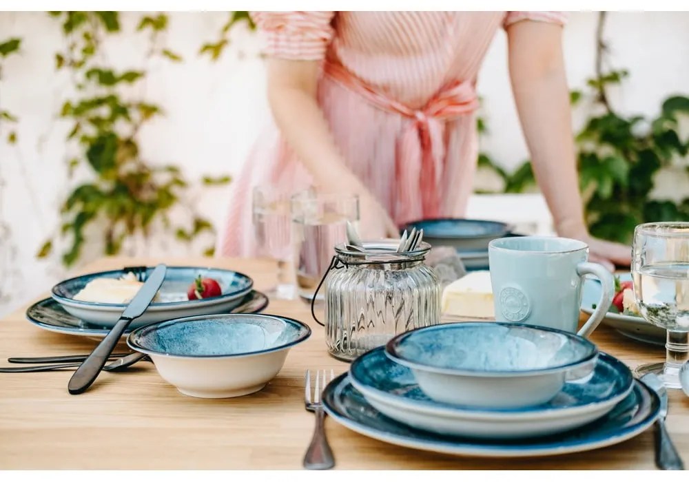 Tyrkysovomodrý kameninový hrnček Costa Nova Nova, 300 ml