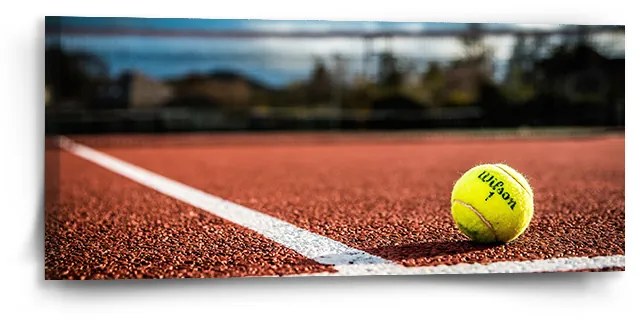 Sablio Obraz Tenis - 110x50 cm
