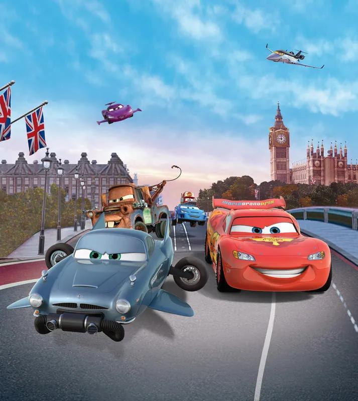AG Design Cars Auta Disney Londýn - vliesová fototapeta