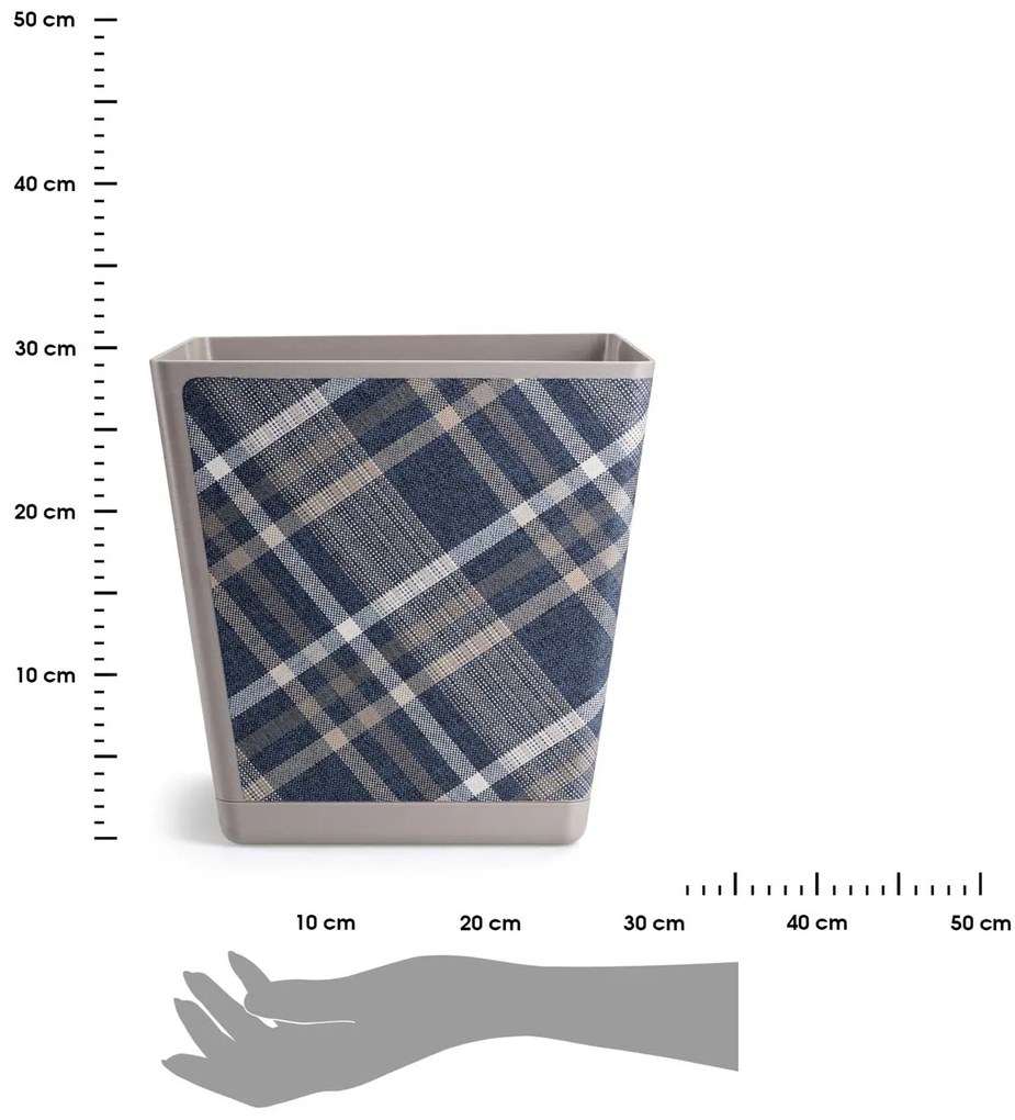 PLASTOVÝ KVETINÁČ PILEA TX1 30X30 CM VIACFAREBNÁ