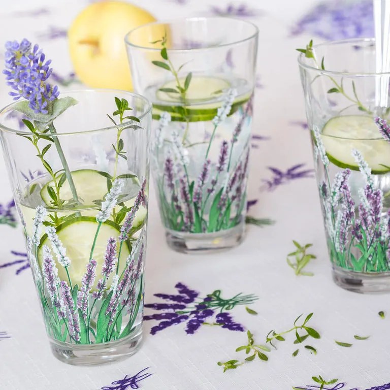 Sada pohárov LAVENDER 340 ml 3 ks