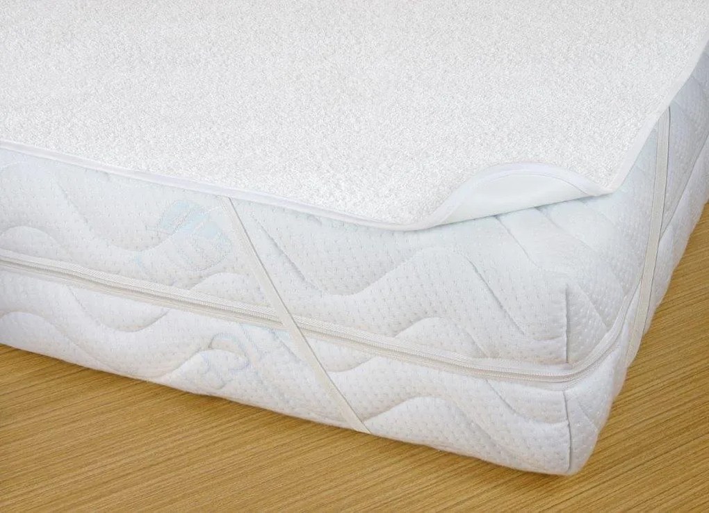 Brotex Chránič matrace nepriepustný a priedušný 200x200cm PU + froté