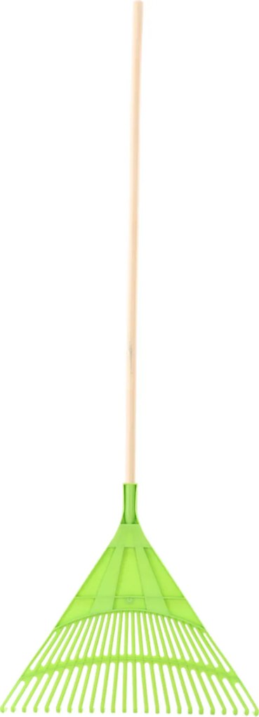 CH Záhradné hrable na lístie s drevenou rukoväťou