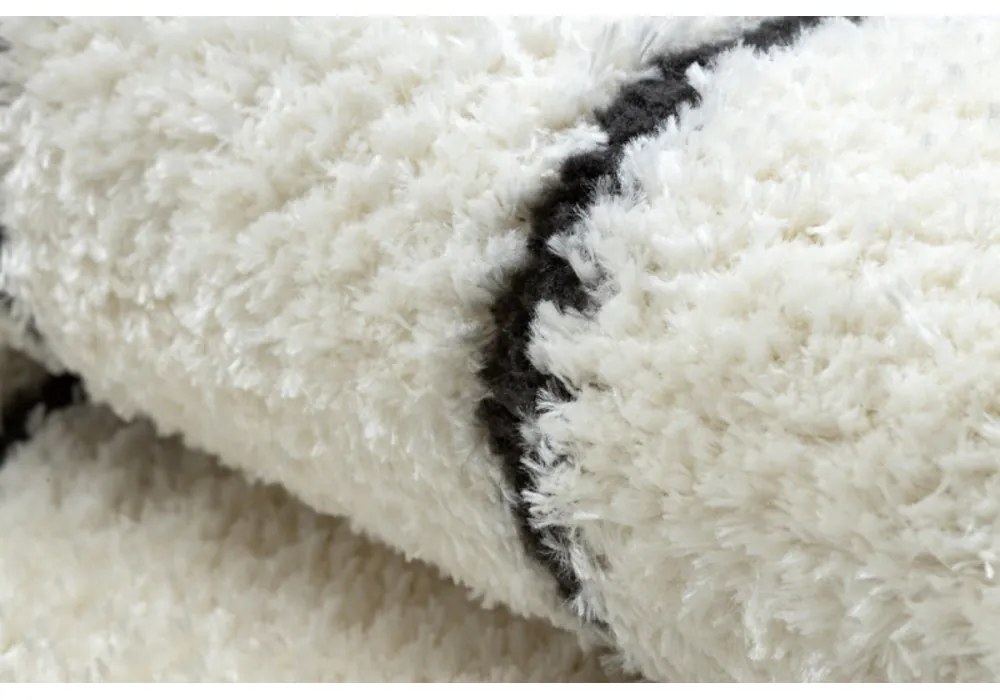 Kusový koberec Carpinus krémovočierný 180x270cm