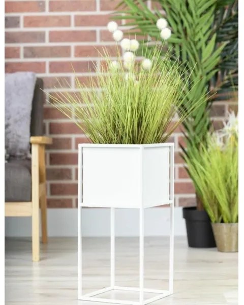Stojan na kvety 50x24 cm biela