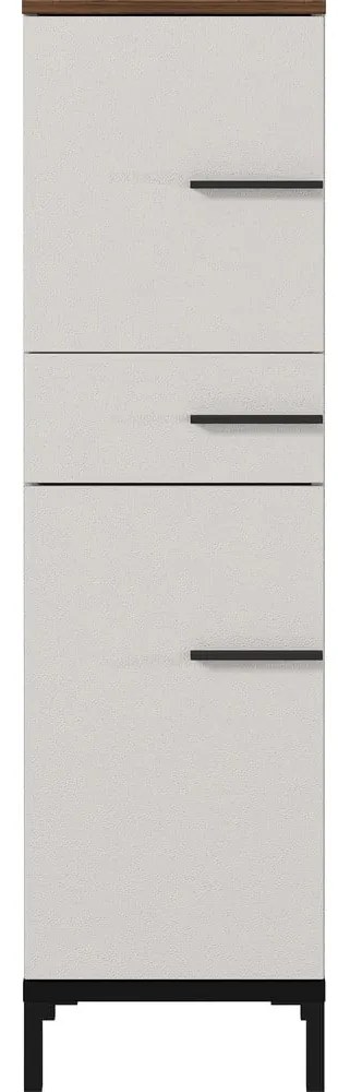 Svetlosivá kúpeľňová skrinka v dekore orecha 34x123 cm Yonkers - Germania