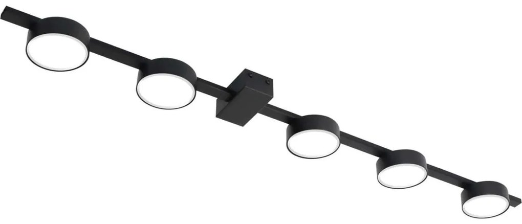 LED Stropné svietidlo JOY 5xGX53/6W/230V čierna