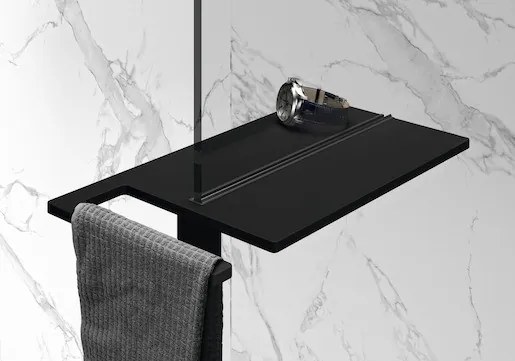 Hüppe Select+ polička čierna SL2401123