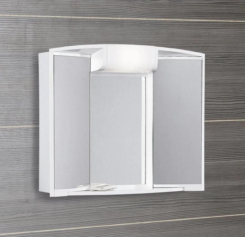 Aqualine Aqualine, SAPHIR galérka 60x51x18cm, zářivka T8,1x15W, G13, biela plast, 591322