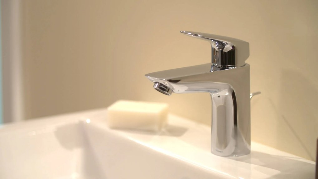 Hansgrohe Logis, páková umývadlová batéria 100, s odtokovou súpravou, chrómová, HAN-71100000