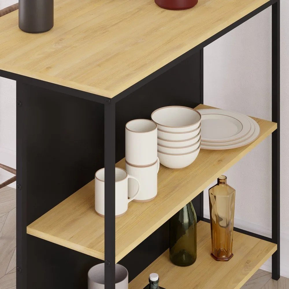 Barový stôl v dekore duba 60x100 cm Sagi – Marckeric