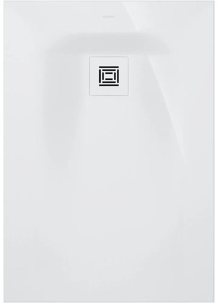 DURAVIT Sustano obdĺžniková sprchová vanička z materiálu DuraSolid, Antislip, 1000 x 700 x 30 mm, biela lesklá, 720272730000000