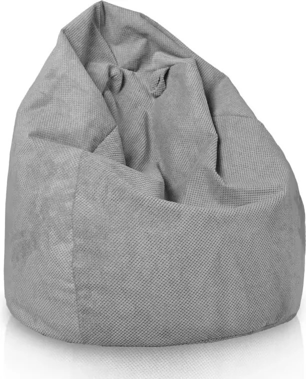 Set 2 detských sedacích vakov Bunny L Lapit + Bag Sako L Dot sivý