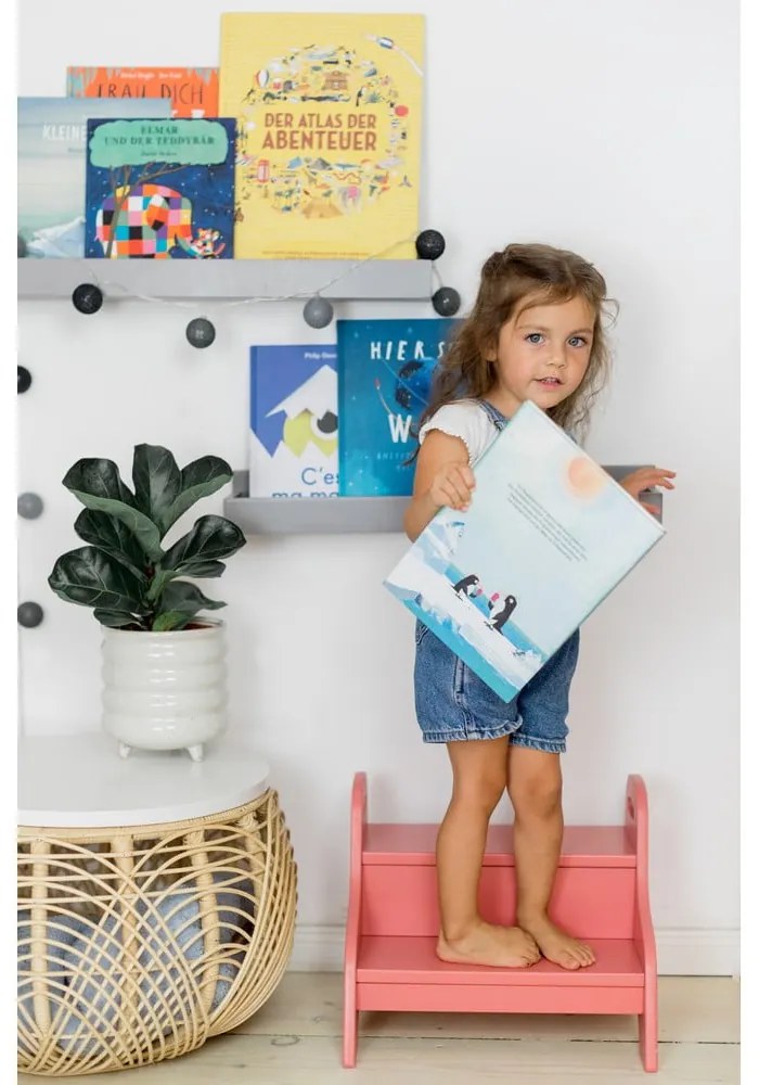 Svetločervený stupienok Dusky Pink – Kindsgut