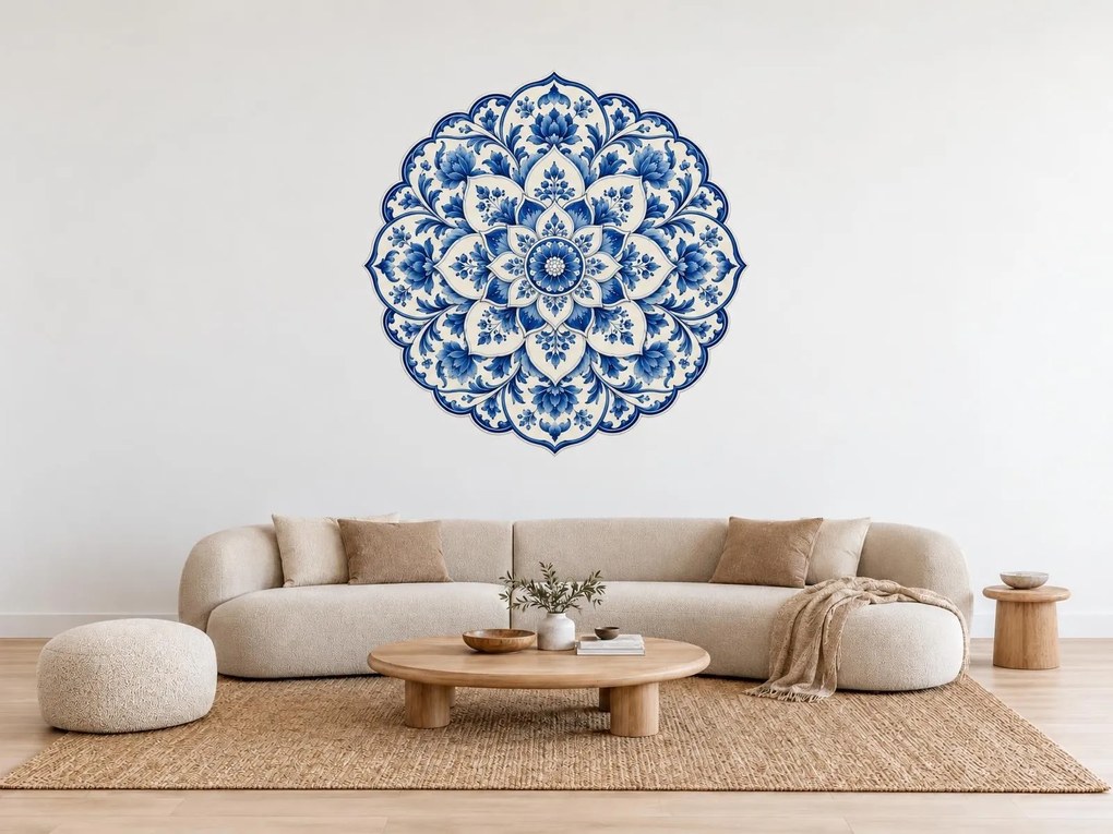 Porcelánová mandala arch 46 x 46 cm