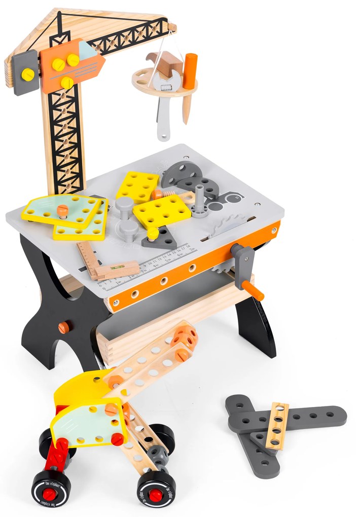 Drevený stôl na náradie pre deti, ECOTOYS