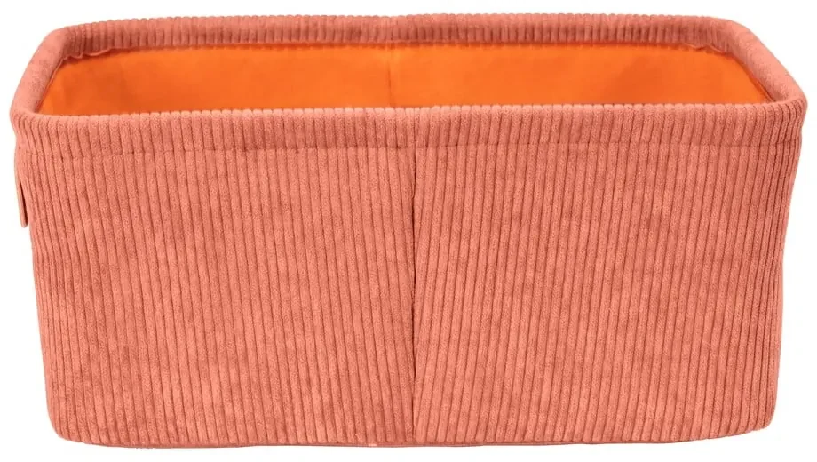 Ružový úložný box Wenko Anela, 28 x 12 cm