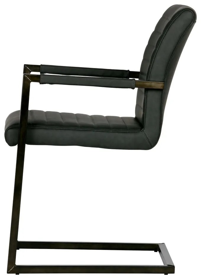 Čierna jedálenská stolička WOOOD Bas