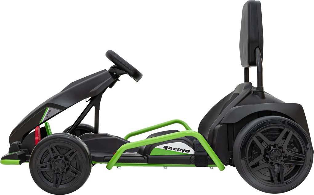 Ramiz Detská motokára na batérie Fast 3 Drift čierna + funkcia Drift + motory 2x150W + rádio LED + pásy