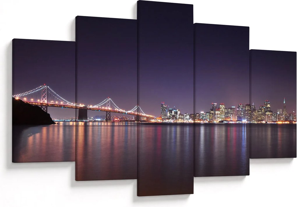 Obraz pohľadu na San Francisco, California (150x105 cm)