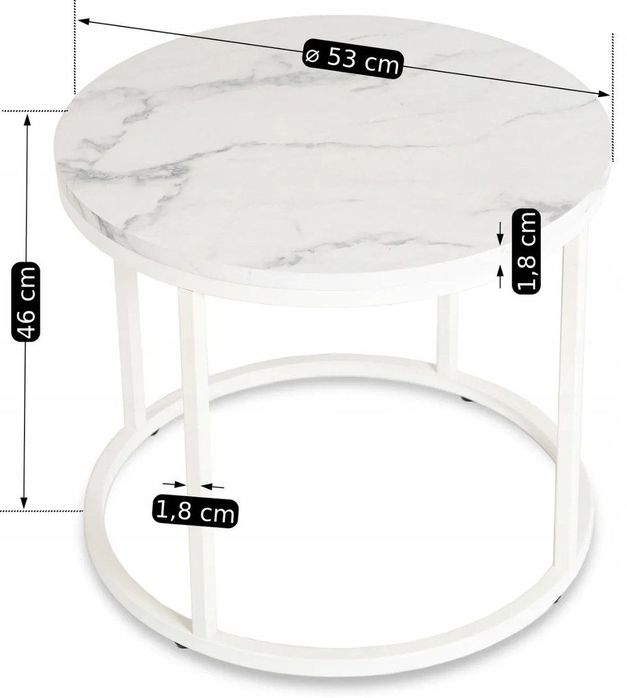 PROXIMA.store - Dizajnový konferenčný stolík CONNY FARBA: dub, FARBA NÔH: biela