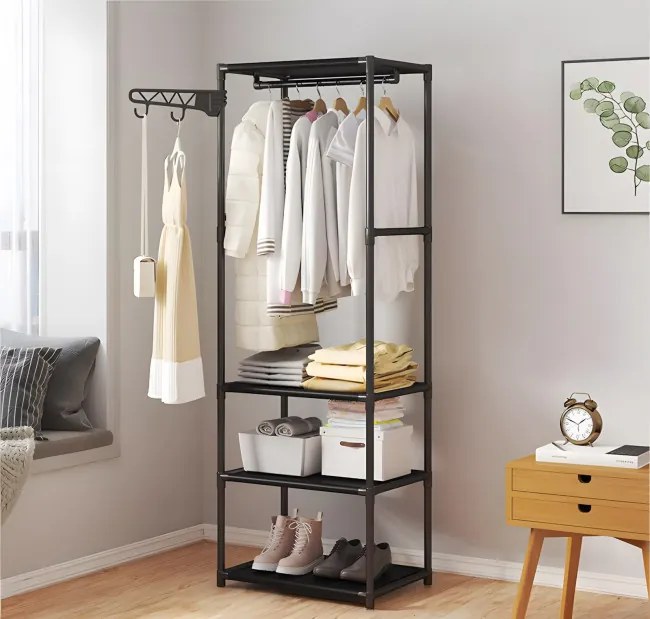 Šatníková skriňa MILENA čierna