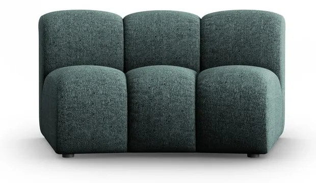 Tyrkysovomodrý modul pohovky (stredový diel) Lupine – Micadoni Home
