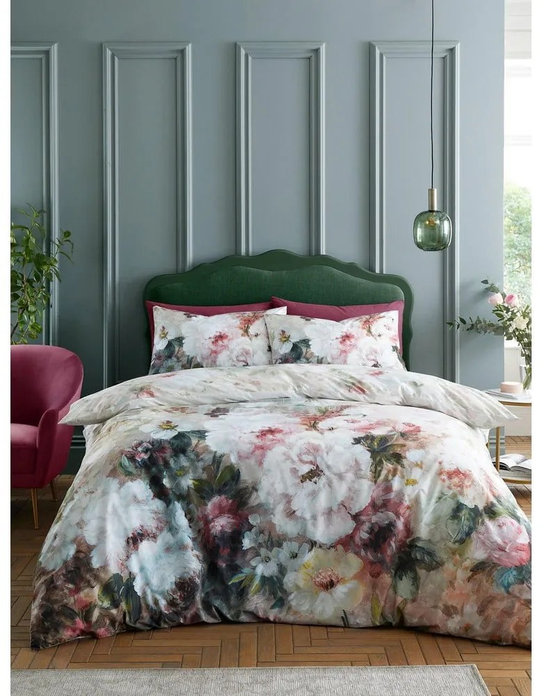 Bavlnené obliečky na jednolôžko 135x200 cm Rose Bloom – RHS