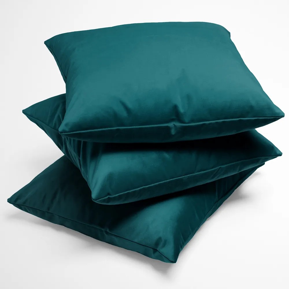 Biante Zamatová obliečka na vankúš Velvet Prémium SVP-025 Petrolejová 30 x 50 cm