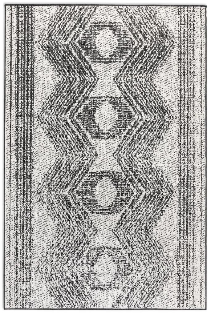 ELLE Decoration koberce Kusový koberec Gemini 106009 Black z kolekcie Elle – na von aj na doma - 120x170 cm