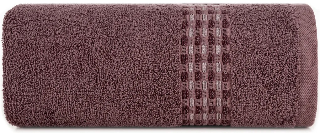 BAVLNENÝ UTERÁK RIVA 30X50 CM TMAVORUŽOVÁ