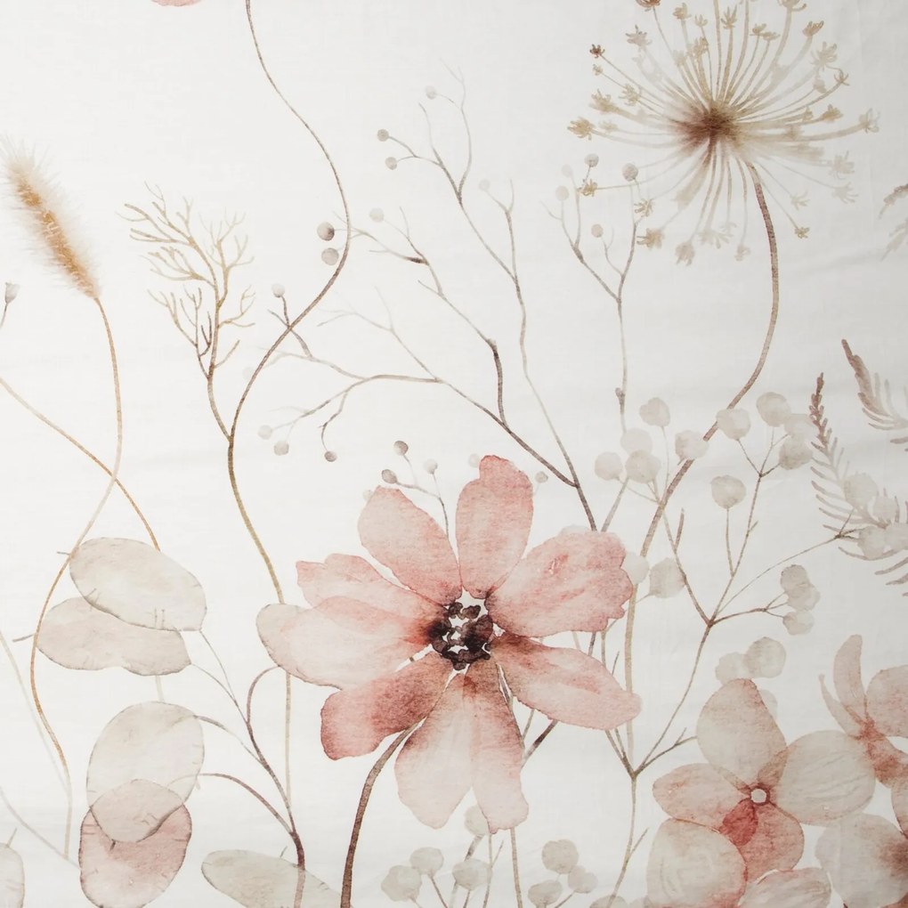 SATÉNOVÉ OBLIEČKY PREMIUM24 160X200 CM, 2 KS 70X80 CM LVETY