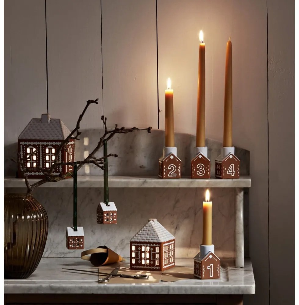 Keramický adventný svietnik Gingerbread – Kähler Design