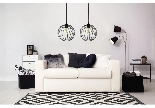 Luster na lanku MATT 2xE27/60W/230V