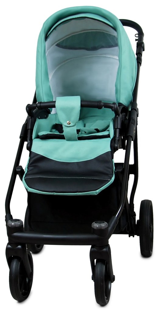 Detský kočík 3v1 BabyLux AIR ALU Sage