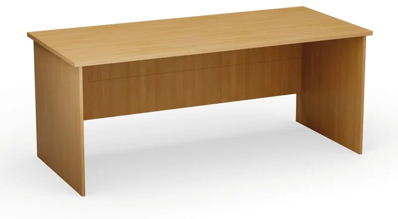 Kancelársky písací stôl PRIMO Classic, rovný 180x80 cm, wenge