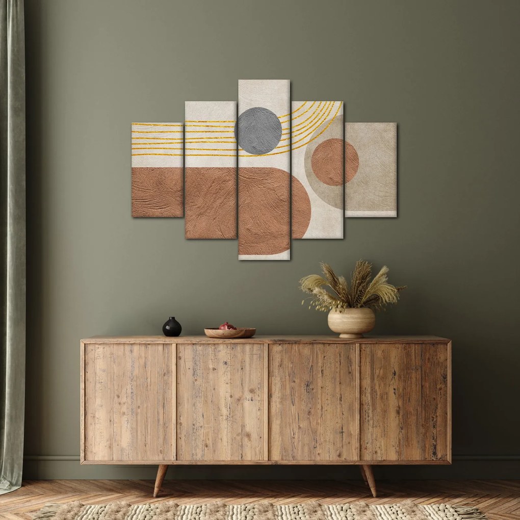 Obraz - Moderná koláž (150x105 cm)
