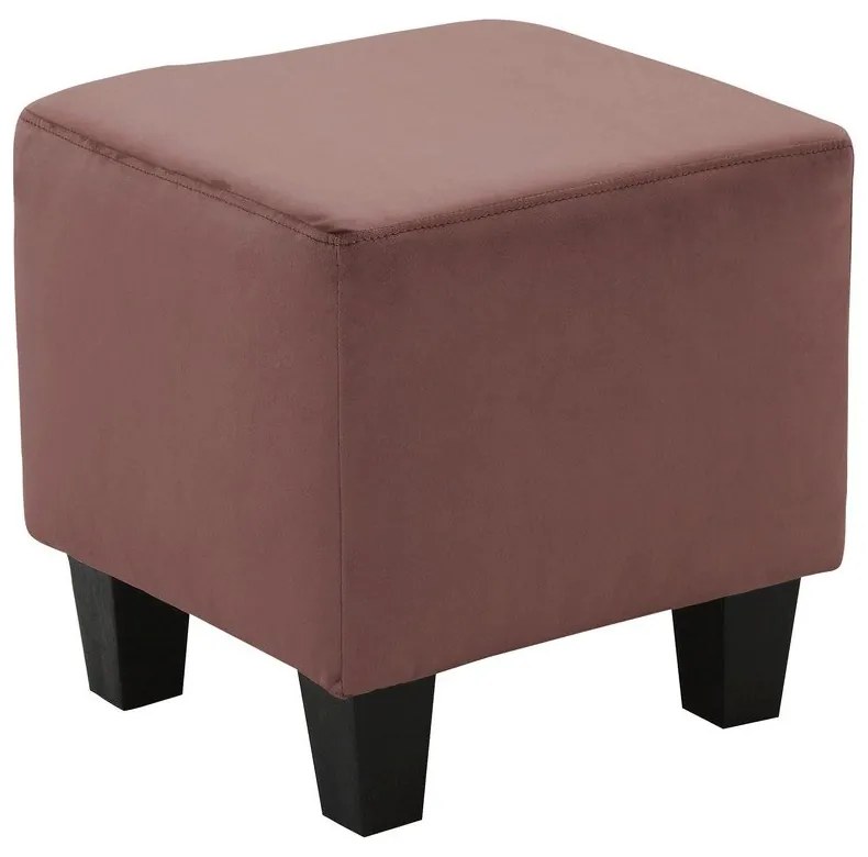 Ružové zamatové kreslo ušiak Zhili - Støraa